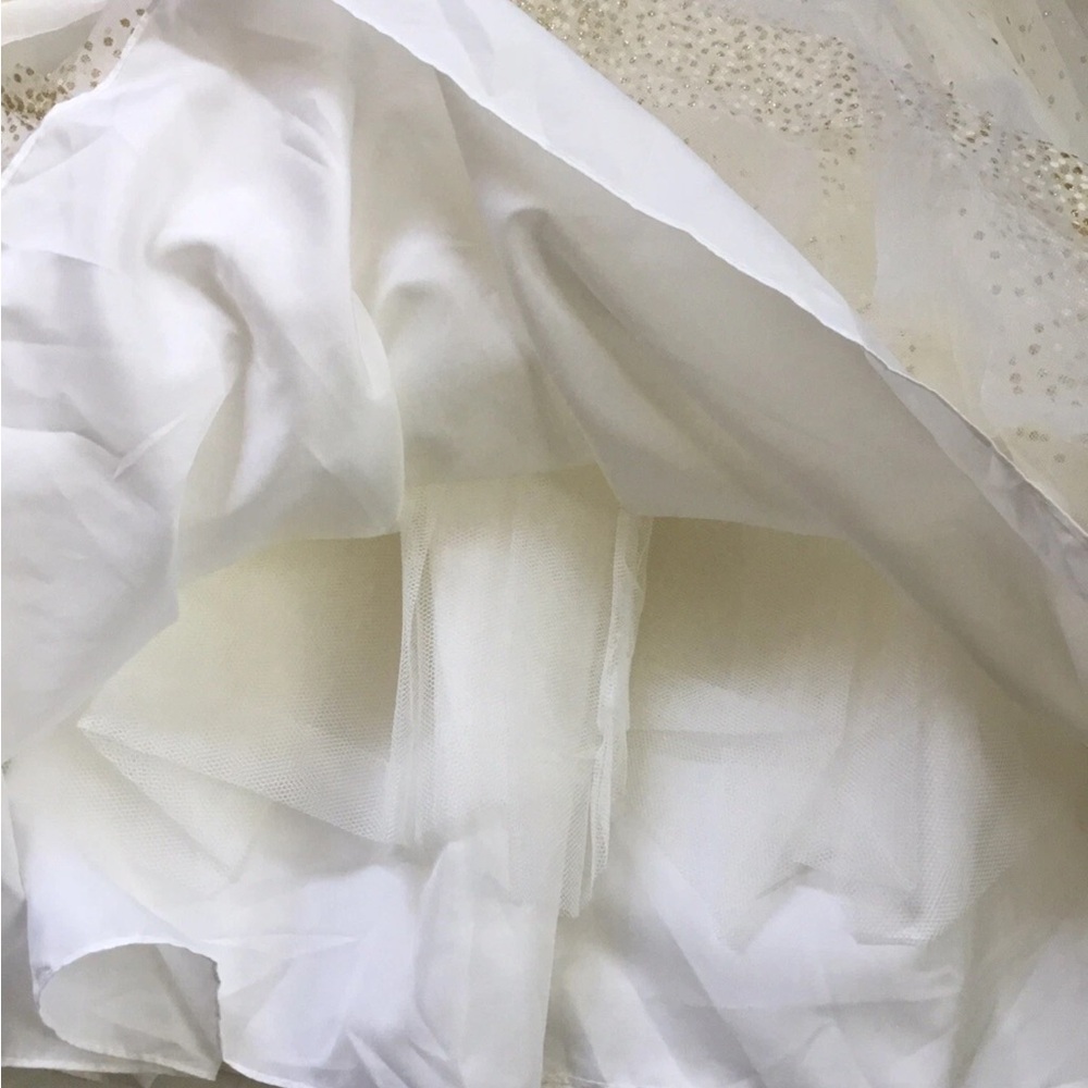 NWT Flower Girl Dress Recital Bridesmaid Formal Party Fairy Mesh Full Sparkle - Picture 8 of 10